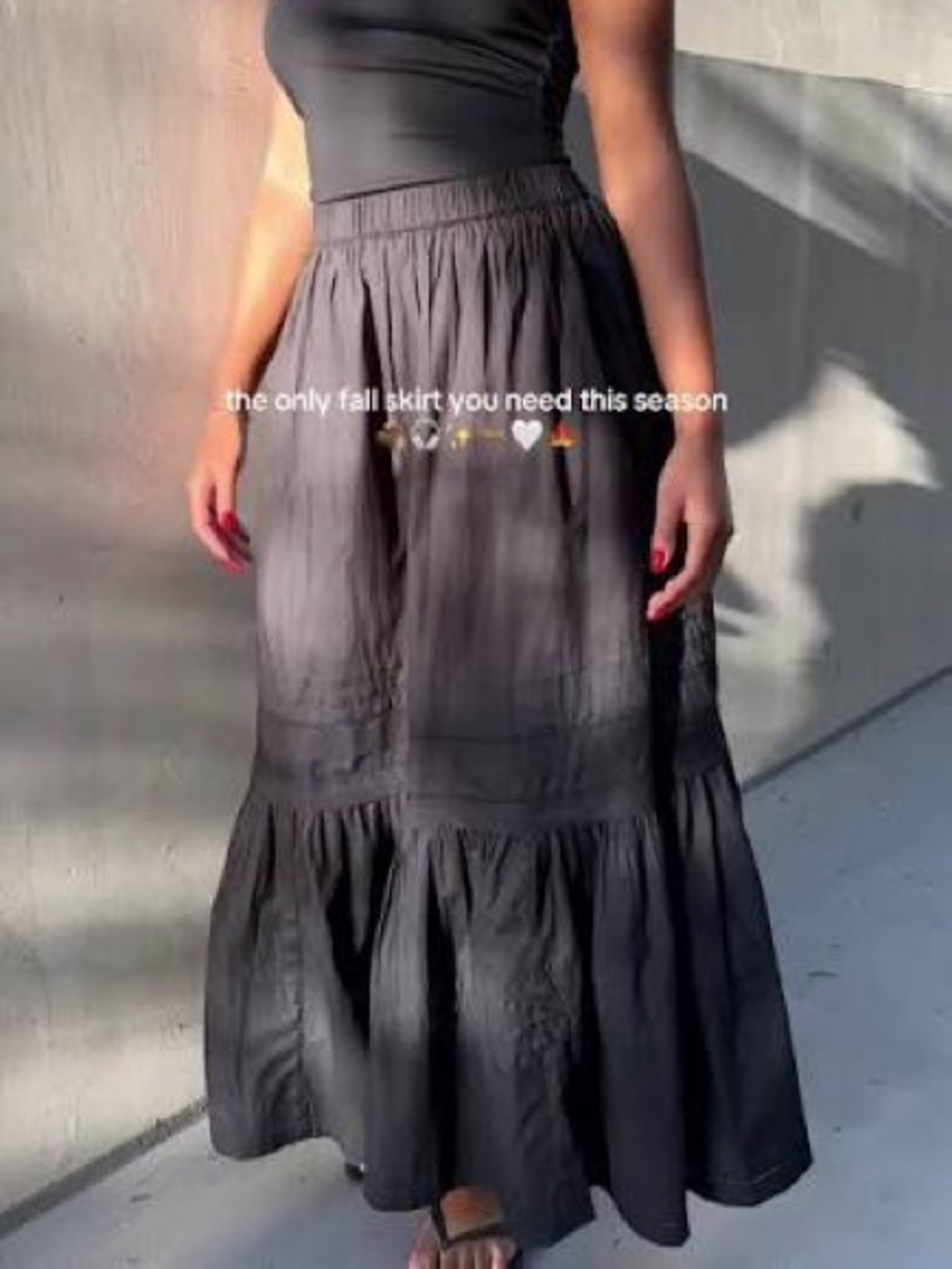 ISO Christy Dawn Gabrielle Skirt in black not selling!!